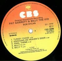 BOB DYLAN Pat Garrett & Billy The Kid Vinyl Record LP CBS 1984